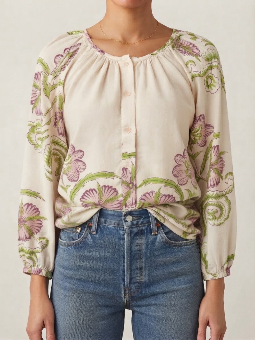 Emerson Fry India Collection Boho Top Size Extra Small